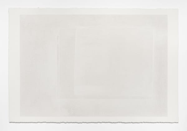 Untitled, 2021-0102, 2021 graphite pigment in wax on paper 40 x 60" paper