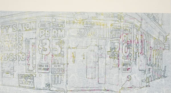 Untitled (monoprints), 2004 monoprint with lithograph and screenprint on paper 13.5 x 24" paper 18.5 x 29" framed