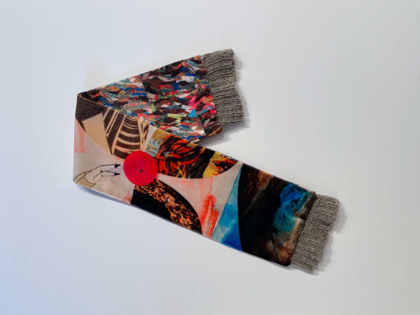 Comfort Blanket No. 2, 2020 wool and cotton 5.5 x 29.5"