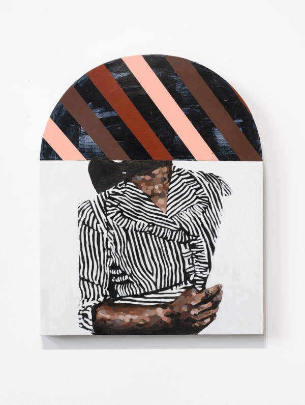 Butterfly McQueen, 2024 acrylic on panel 30 x 24"