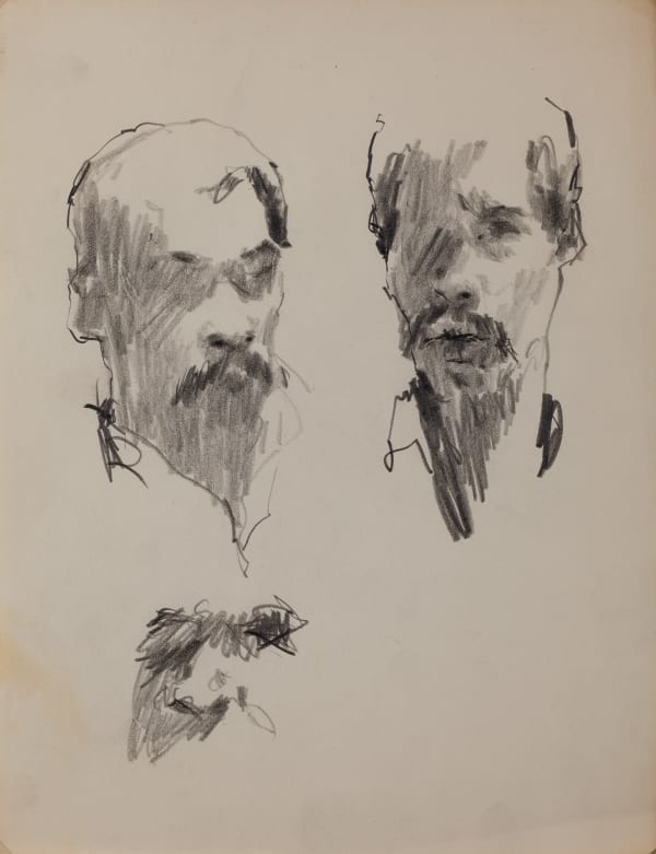 Untitled (Self Portrait) EB-053, 1958-1965 graphite on paper 11 x 8.5" paper