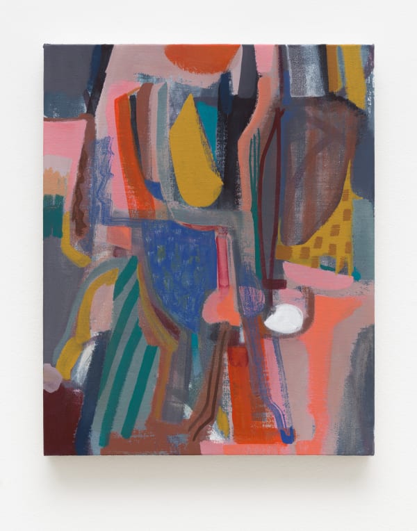 Pat Boas, Untitled (green stripe), 2025