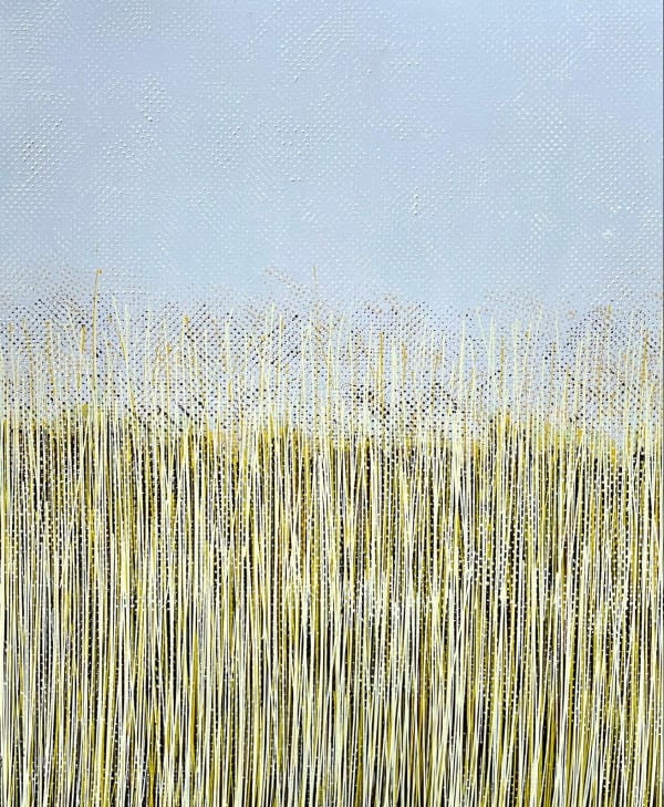 Electricity, 2022 acrylic on canvas stretched over panel 48 x 40"