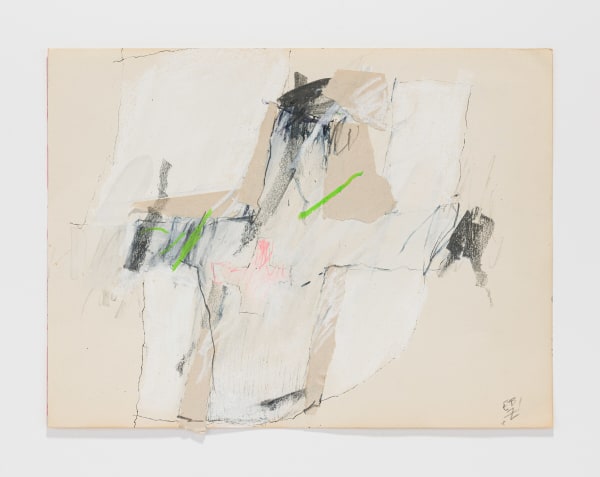 Untitled, 1958-1965 graphite on paper with mixed media 8.5 x 11" paper 15 x 17" framed