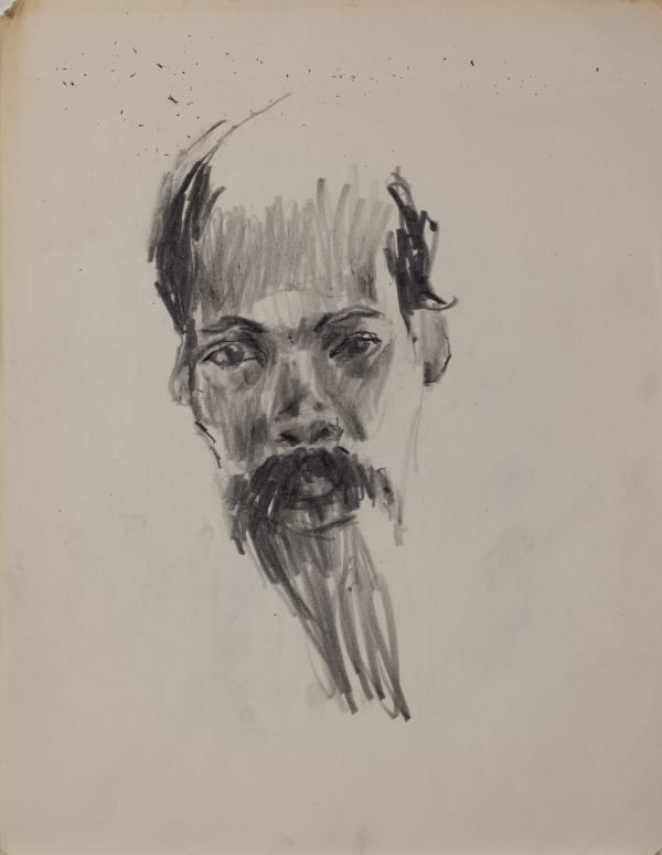 Untitled (Self Portrait) EB-017, 1958-1965 graphite on paper 11 x 8.5" paper