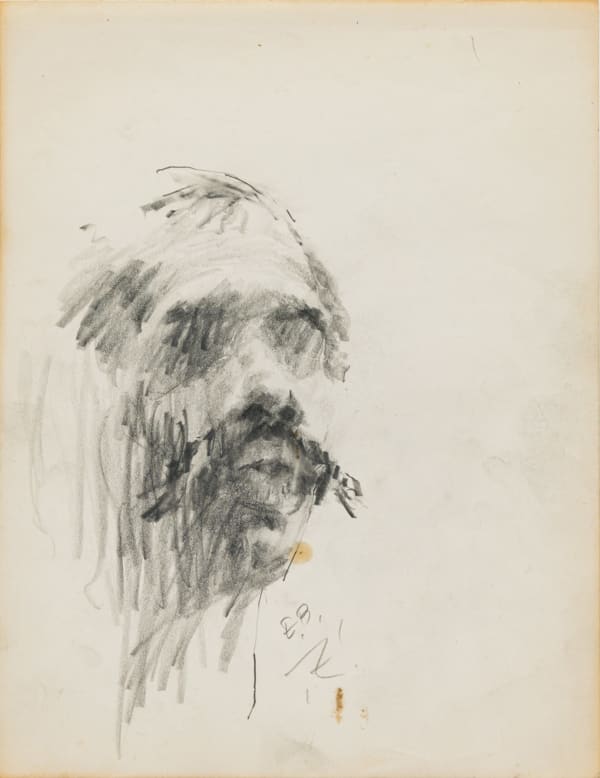Untitled (Self Portrait) EB-C4, 1958-1965 graphite on paper 11 x 8.5" paper