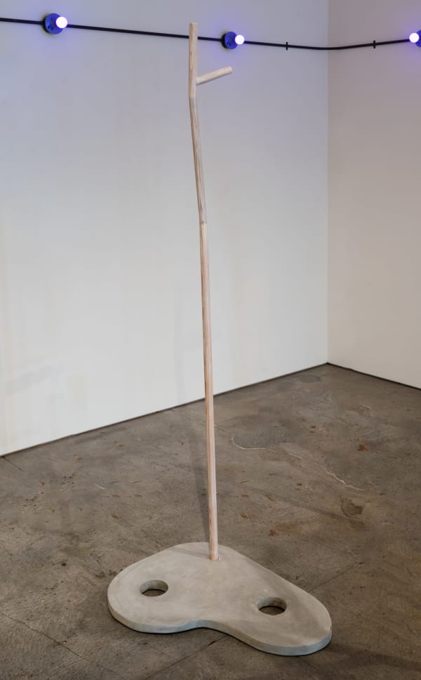 Martin, 2023 wood, concrete, wax 86.5 x 34 x 24"