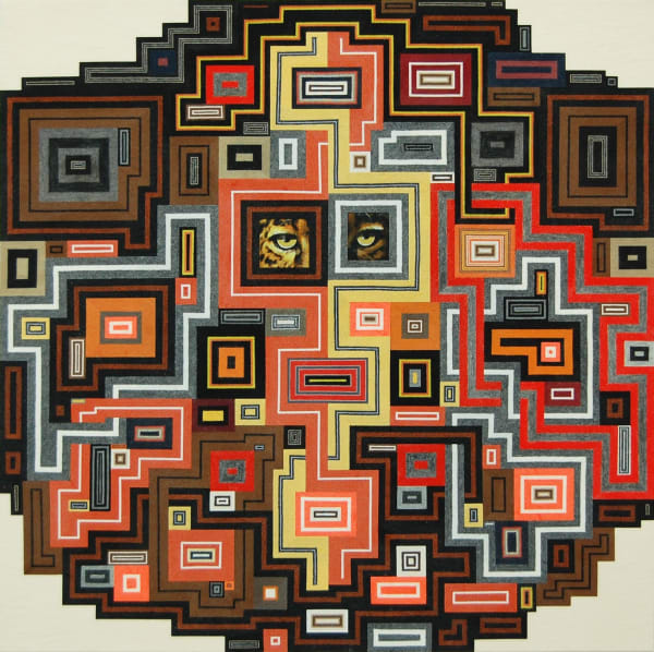 Mark R. Smith, Shrouded Tee with Leopard Eyes, 2016