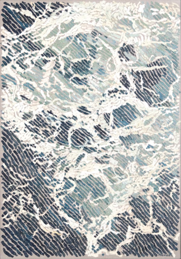 Martin Machado, My Wake Series on Linen 08, 2023