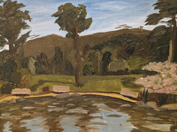 Oliver Hawk Holden, Golden Gate Flower Garden Study, 2023