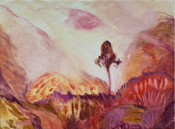 Sarah Thibault, Foggy Landscape, 2023