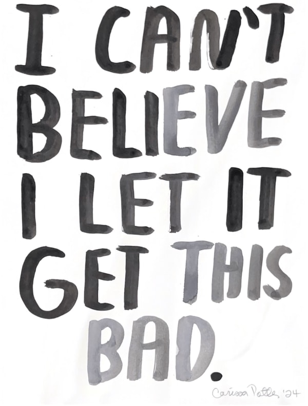 Carissa Potter, I Can't Believe , 2024