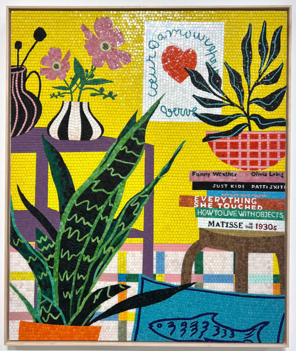 Mary Finlayson, Pink Poppies with Coeur d'Amour Epris Poster, 2024