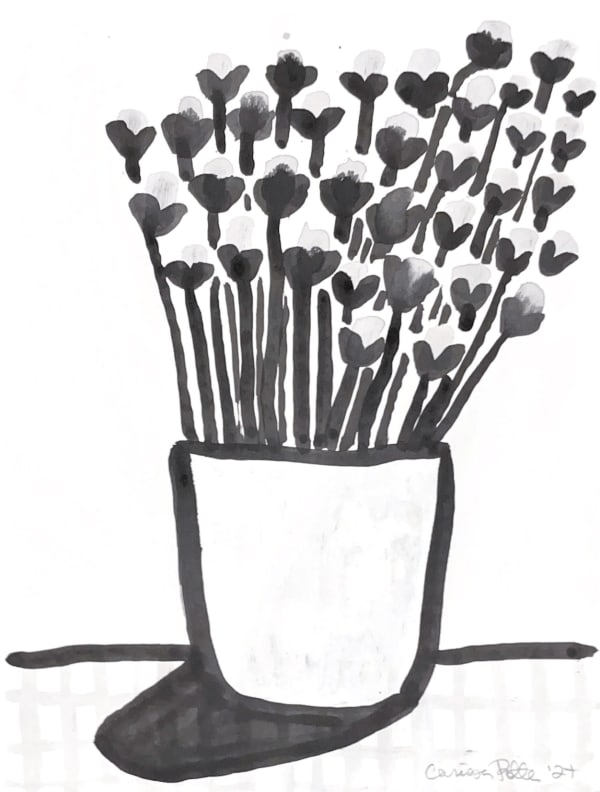 Carissa Potter, Flowers in Pot, 2024