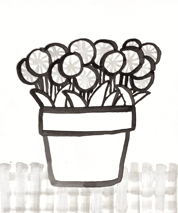 Carissa Potter, Pinwheel Flower Pot, 2024