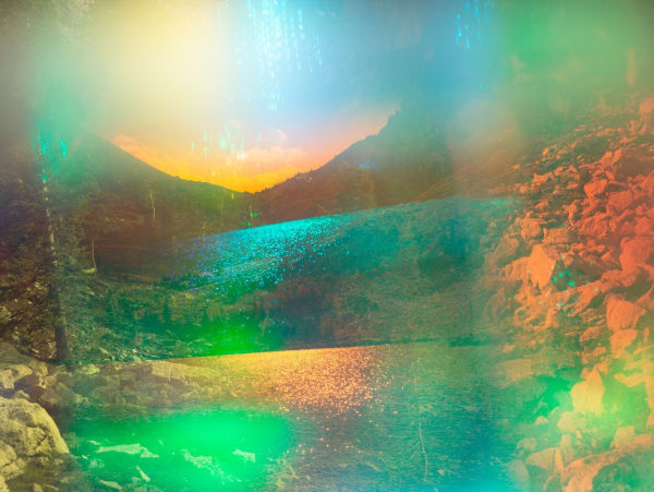 Terri Loewenthal, Psychscape 157 (Our Lake, MT), 2021