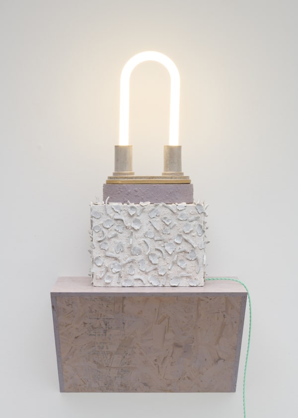 Dana Hemenway, Untitled (Column #1 - Flakes & Strips), 2024