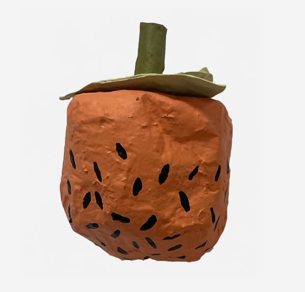 Carissa Potter, Paper Mâché Medium Strawberry 2, 2024