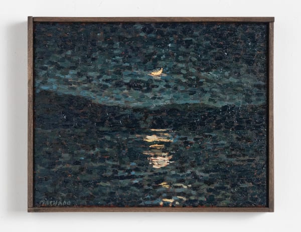 Martin Machado, Crescent Moon Tomales Jan 2024, 2024