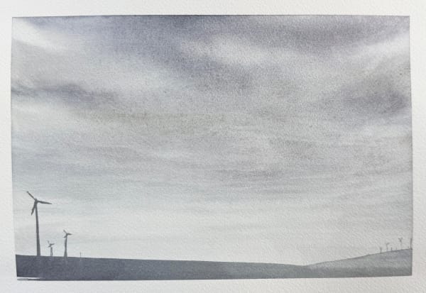 David Muller, David Muller Watercolor Study 17