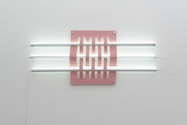 Dana Hemenway, Untitled (Light Weave No. 2 - pink), 2019