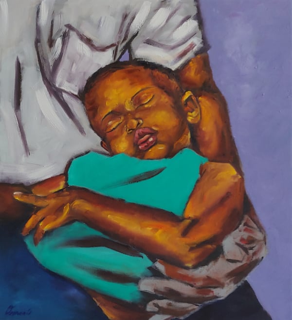 Omari Booker, In His Hands, 2017