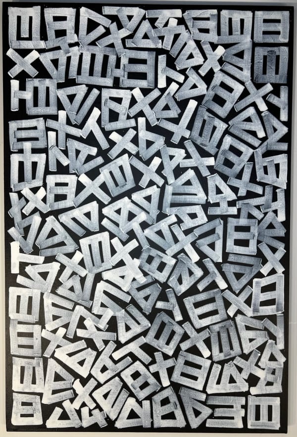 Ordered Chaos, Glyph 36x24_3, 2024