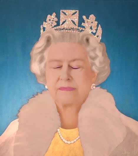 Hayo Sol, QUEEN ER ROYAL BLUE, 2022