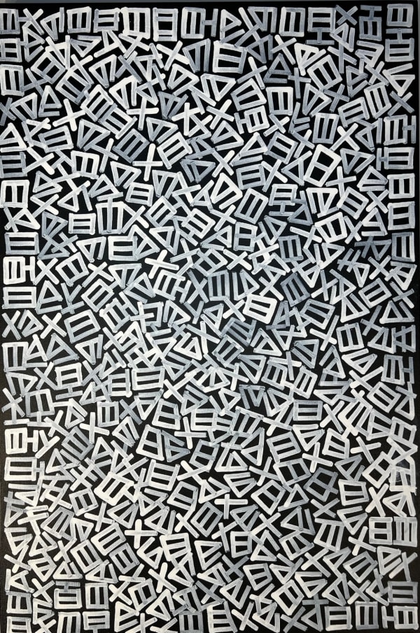 Ordered Chaos, Glyph 36x24_1, 2024
