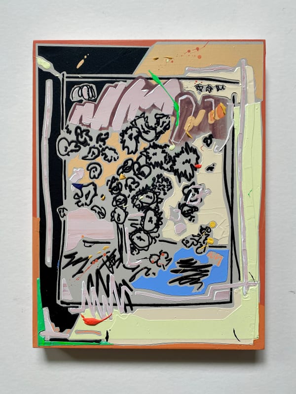 Jenna Pirello Sidekicks 6 , 2022 Acrylic on wood 12 x 9 in 30.5 x 22.9 cm