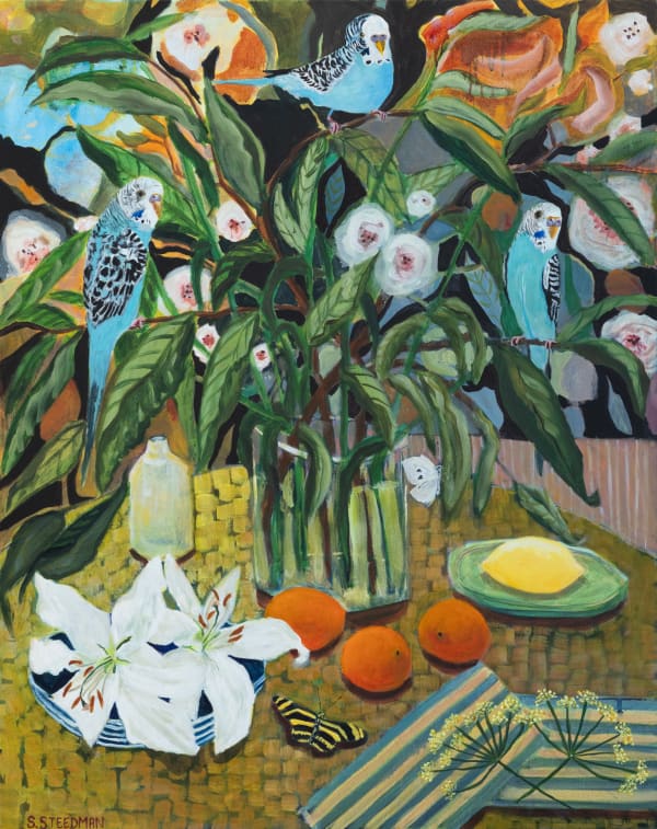 Sarah Steedman Company Acrylic on canvas 30 x 24 in 76.2 x 61 cm