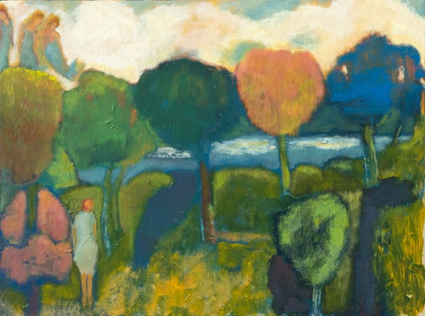 Torrie Dorsey Watching Over Acrylic on canvas 18 x 24 in 45.7 x 61 cm