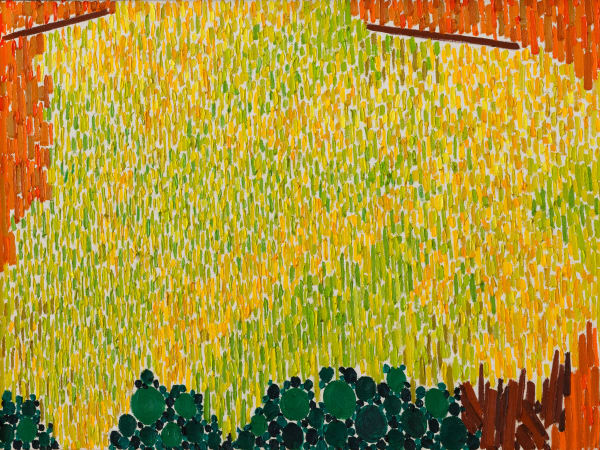 Lynne Drexler Incandescent Meadow, 1980 Oil on canvas 18 x 24 in 45.7 x 61 cm