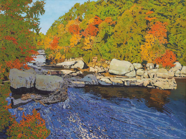 Robert Wieferich, Autumn Day, Narraguagus River