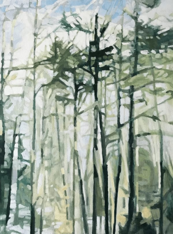 Liz Hoag, Olive Vertical Abstract