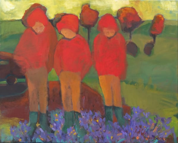 Torrie Dorsey Dressed Alike Acrylic on canvas 30 x 24 in 76.2 x 61 cm