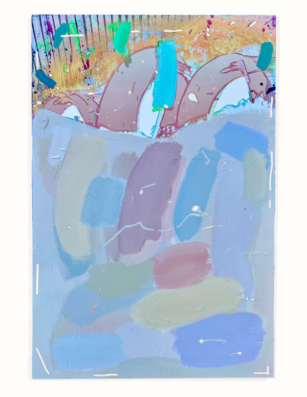 Jenna Pirello Soft Shock , 2022 Acrylic on wood 36 x 24 in 91.4 x 61 cm