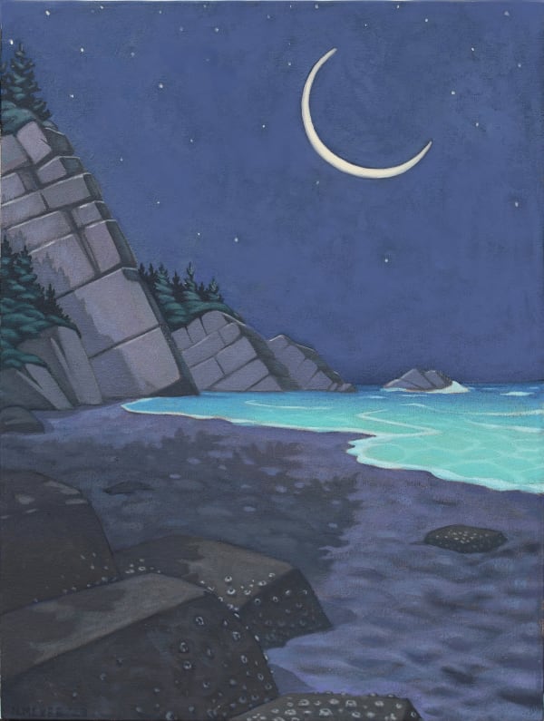 Nathaniel Meyer, Midtide at Night, 2023