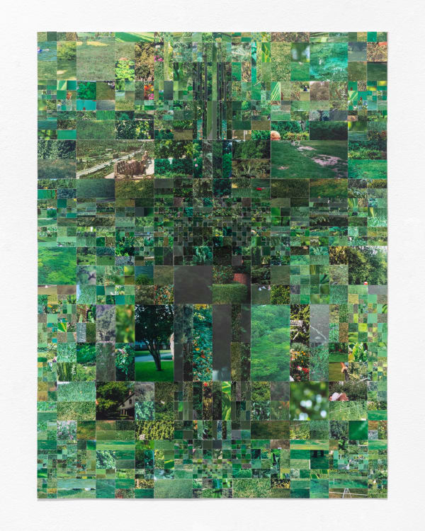 Joe Rudko, Symmetry Collage (Green)