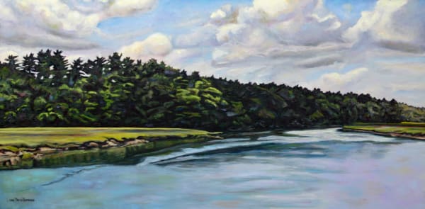 Laura Tryon Jennings Kennebunkport Day Oil on linen 16 x 20 in 40.6 x 50.8 cm