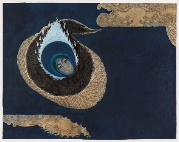 Samira Abbassy, The Soul is the Face you had Before Birth, 2021