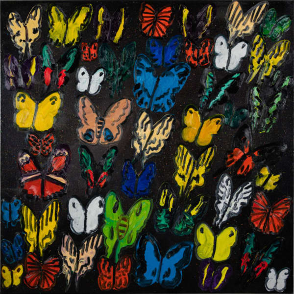 Hunt Slonem, Rare Swallowtail, 2022