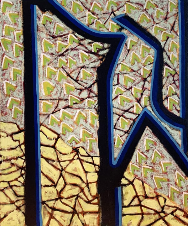 Richard Keen, Harpswell Woods No.14 (Blue Trees)