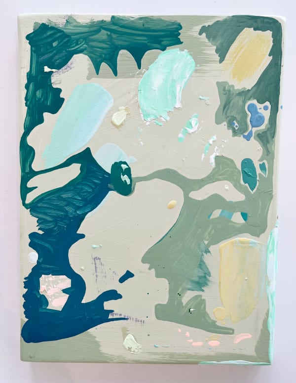 Jenna Pirello Sidekicks 11, 2022 Acrylic on wood 12 x 9 in 30.5 x 22.9 cm