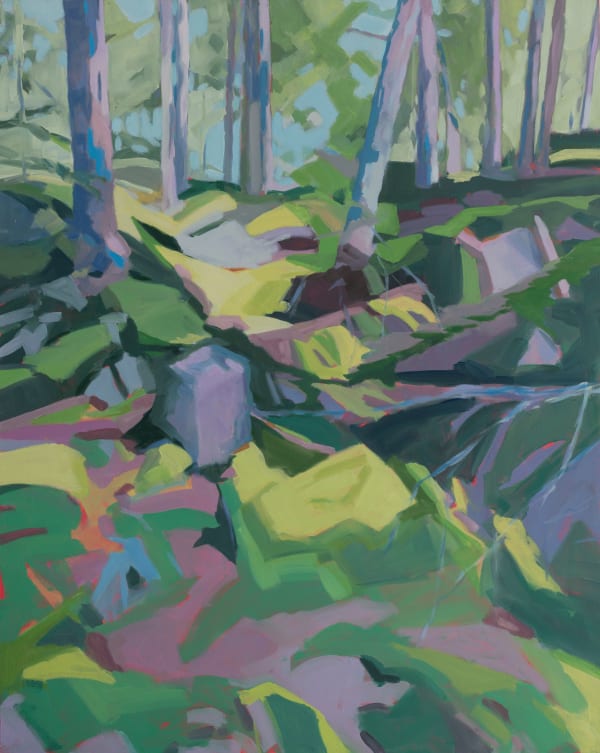 Anne Ireland Hillside Oil on linen 30 x 24 in 76.2 x 61 cm