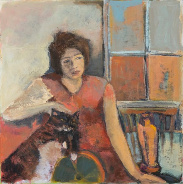 Torrie Dorsey We Found the Warm Spot Acrylic on canvas 24 x 24 in 61 x 61 cm