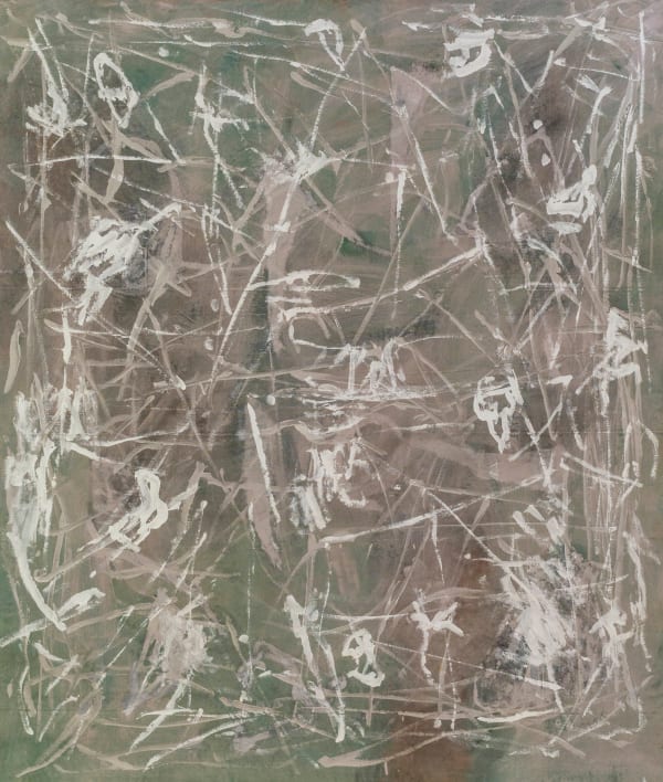 David Rankin, Grey hillside calligraphy (1976)