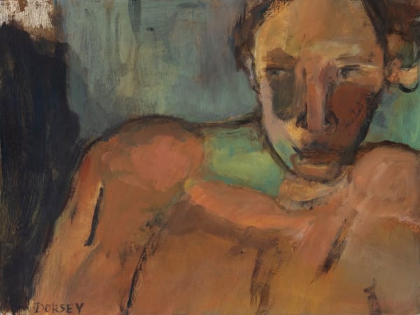 Torrie Dorsey It's Not a Self Portrait Acrylic on canvas 10 x 13 in 25.4 x 33 cm