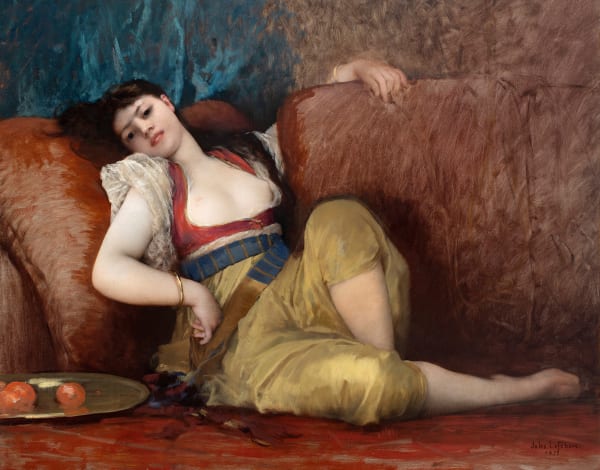 Jules Lefebvre (1836 - 1911), Odalisque, 1879