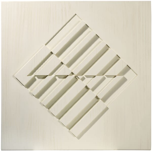 Jorge Riveros, Konstruktive Form in weiß # 2, 2021